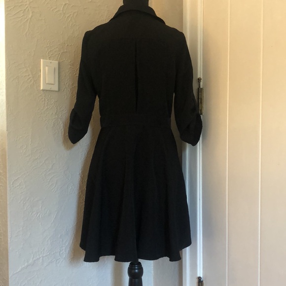 Ladies Dynamite Military Style 3/4 Sleeve Dress - Size Medium - Picture 7 of 11